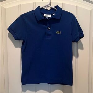 Lacoste Blue Polo Shirt Classic Cotton Piqué